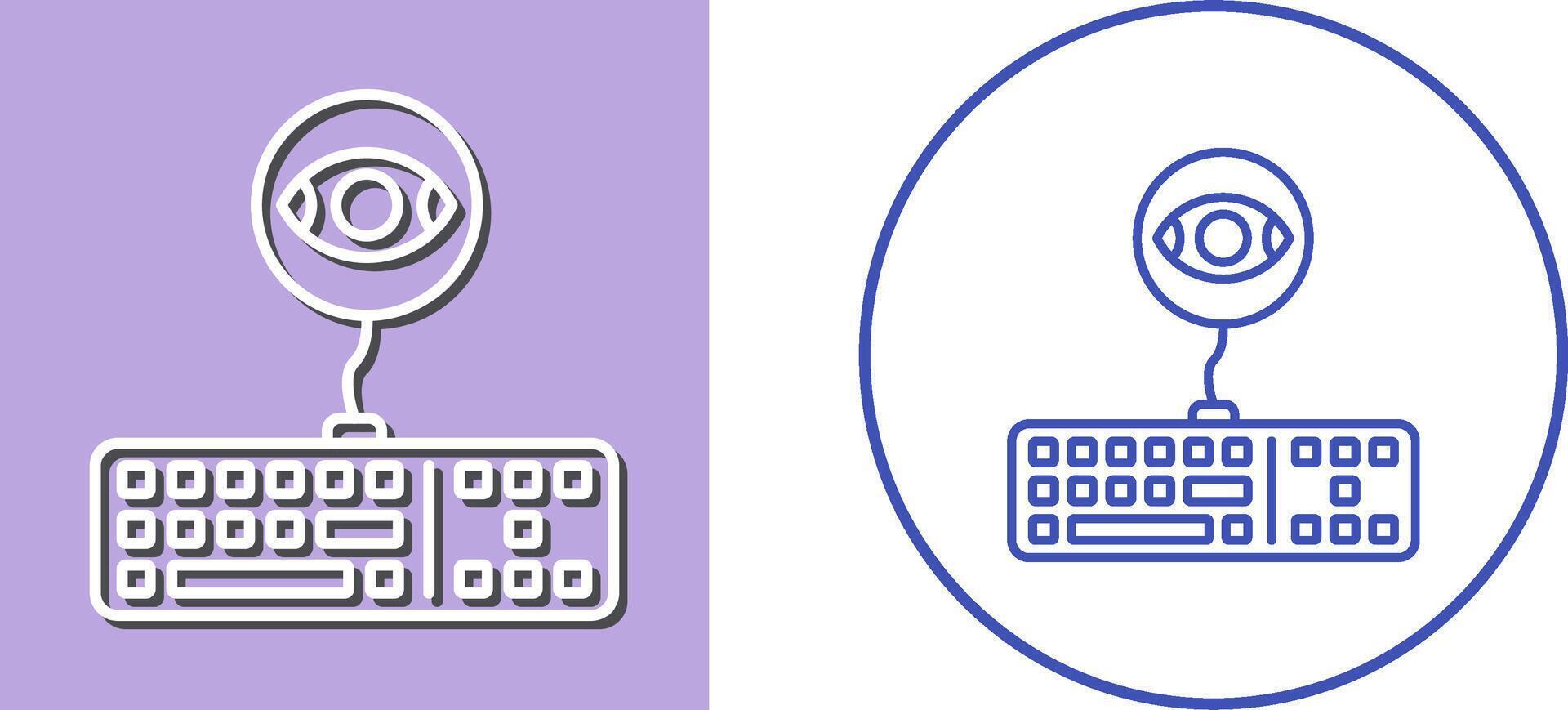 Keylogger Icon Design vector