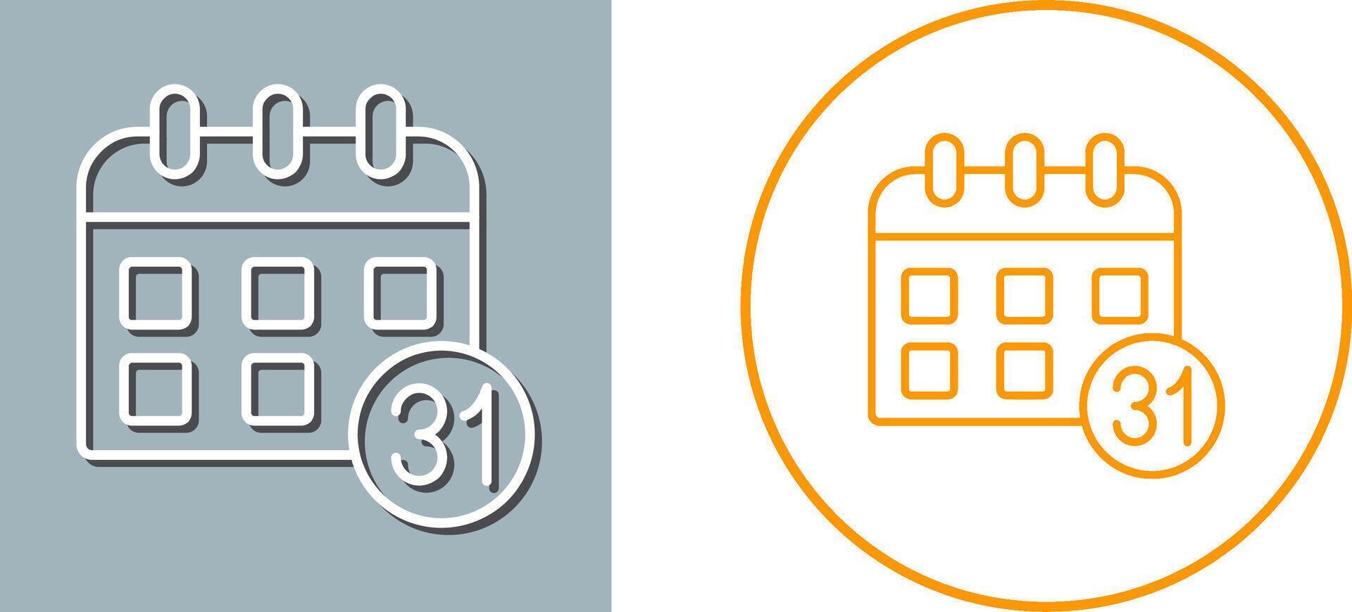 Calendar Icon Design vector