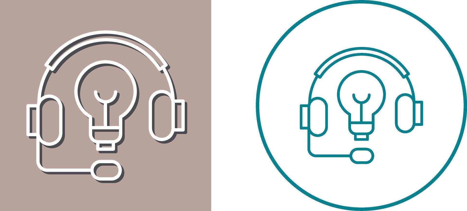 Headphones Icon Design vector