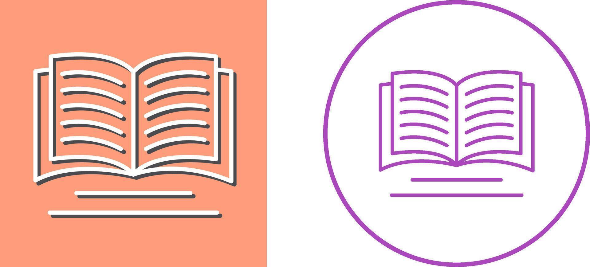 Book Icon Design vector