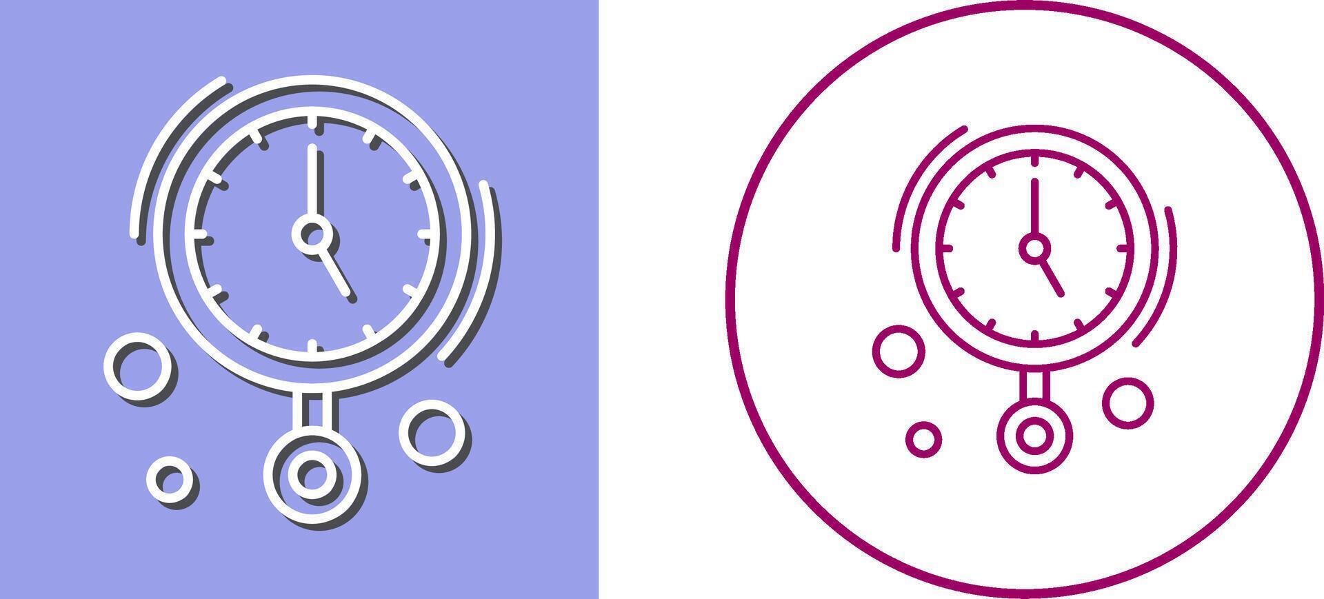 Wall Clock Icon Design vector