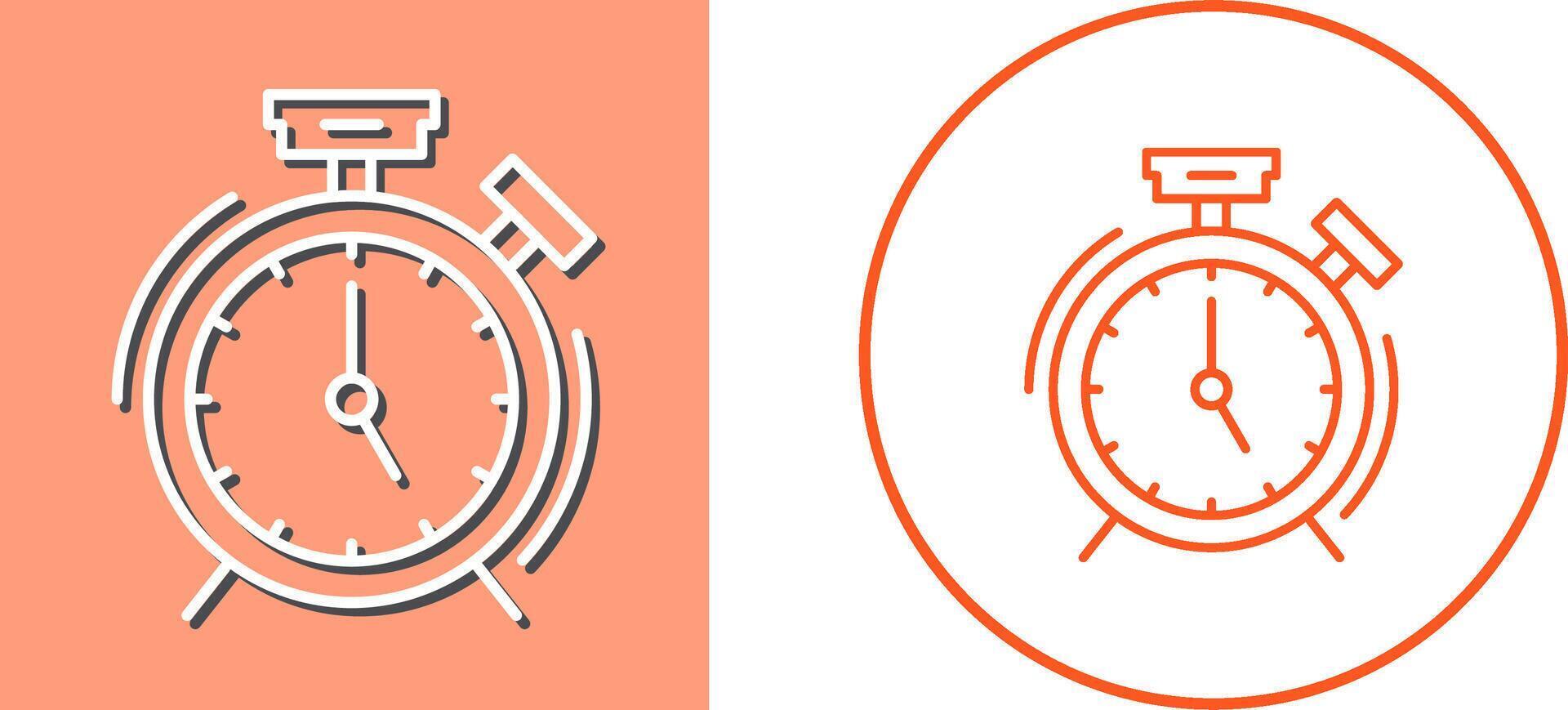 Alarm Clock Icon Design vector