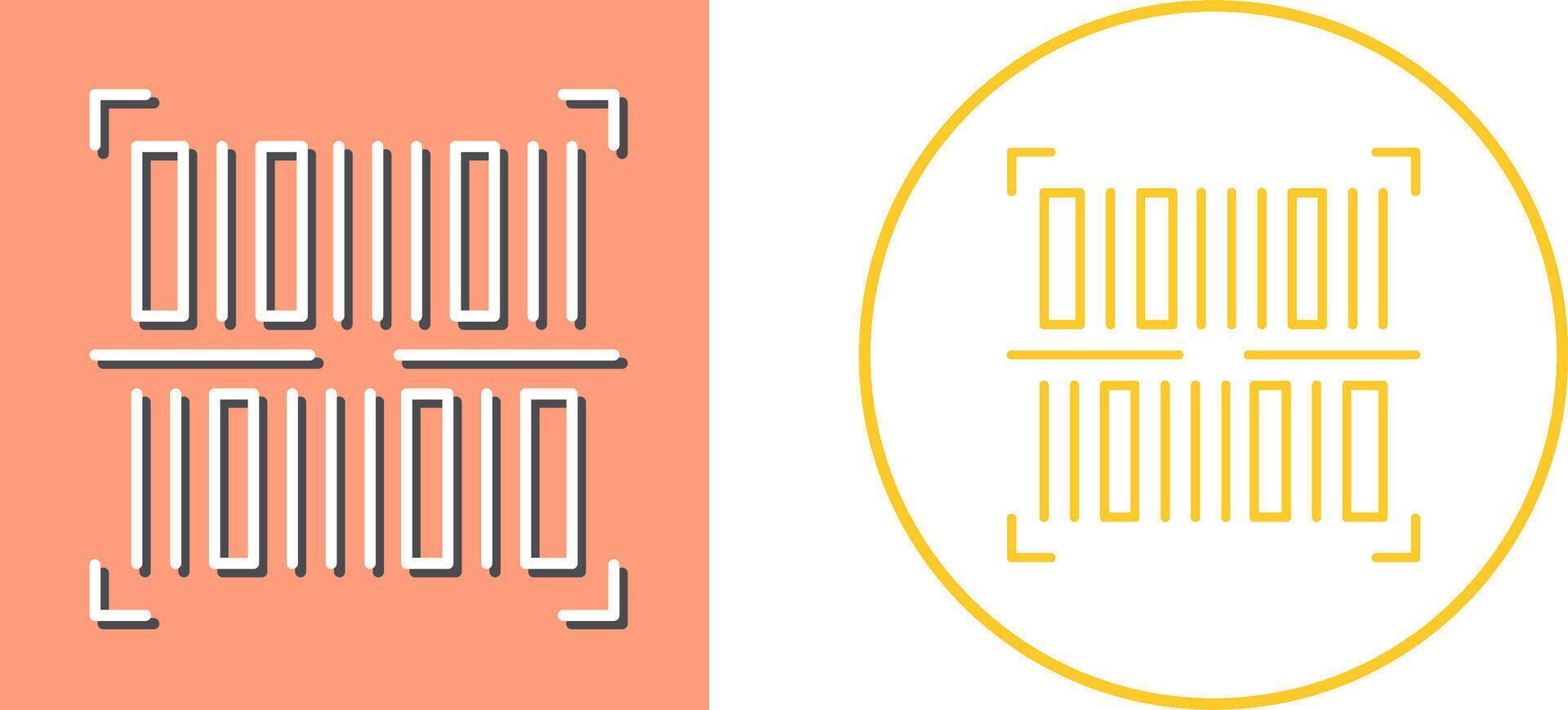 BarCode Icon Design vector