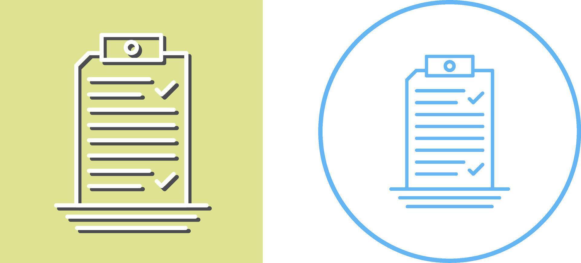 Check List Icon Design vector