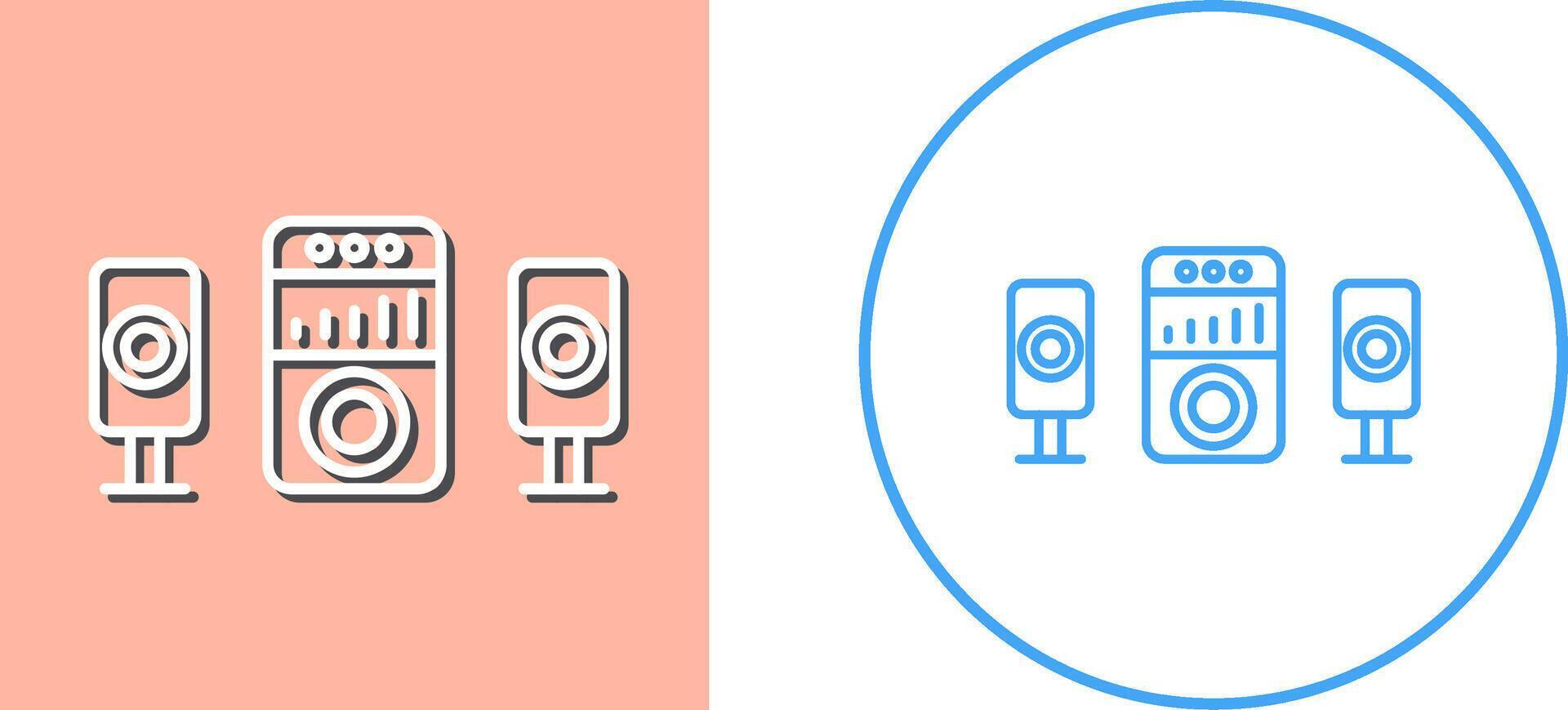 Sound System Icon Design vector