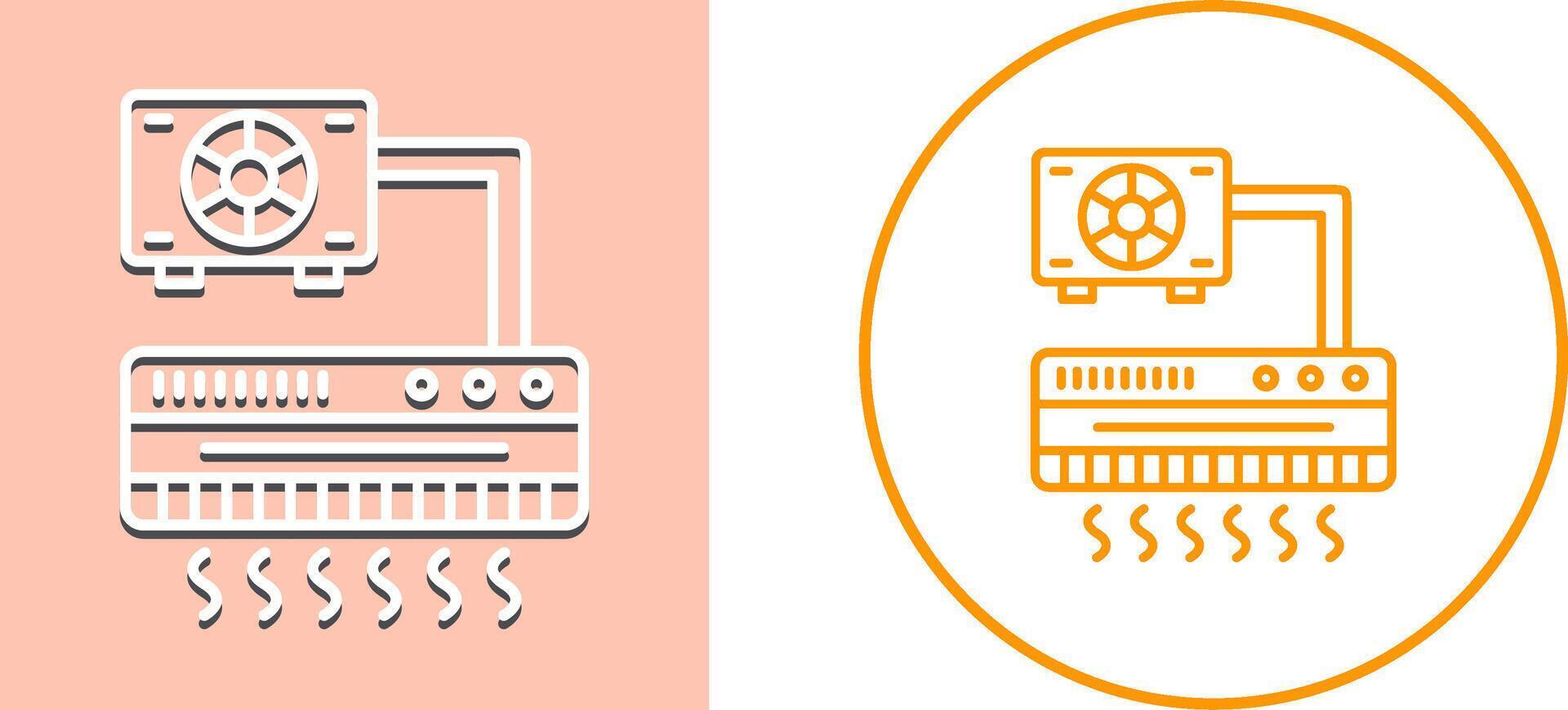 Air Conditioner Icon Design vector