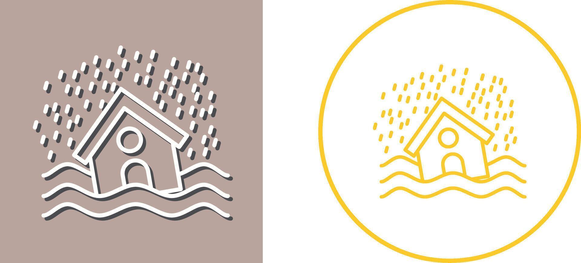 Disaster Icon Design vector