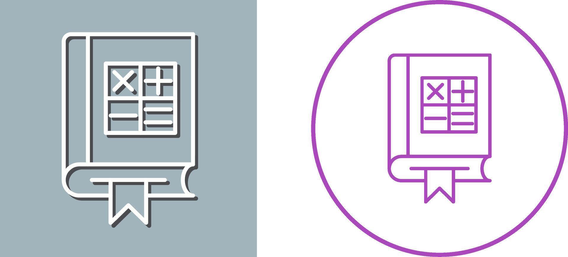 Maths Icon Design vector