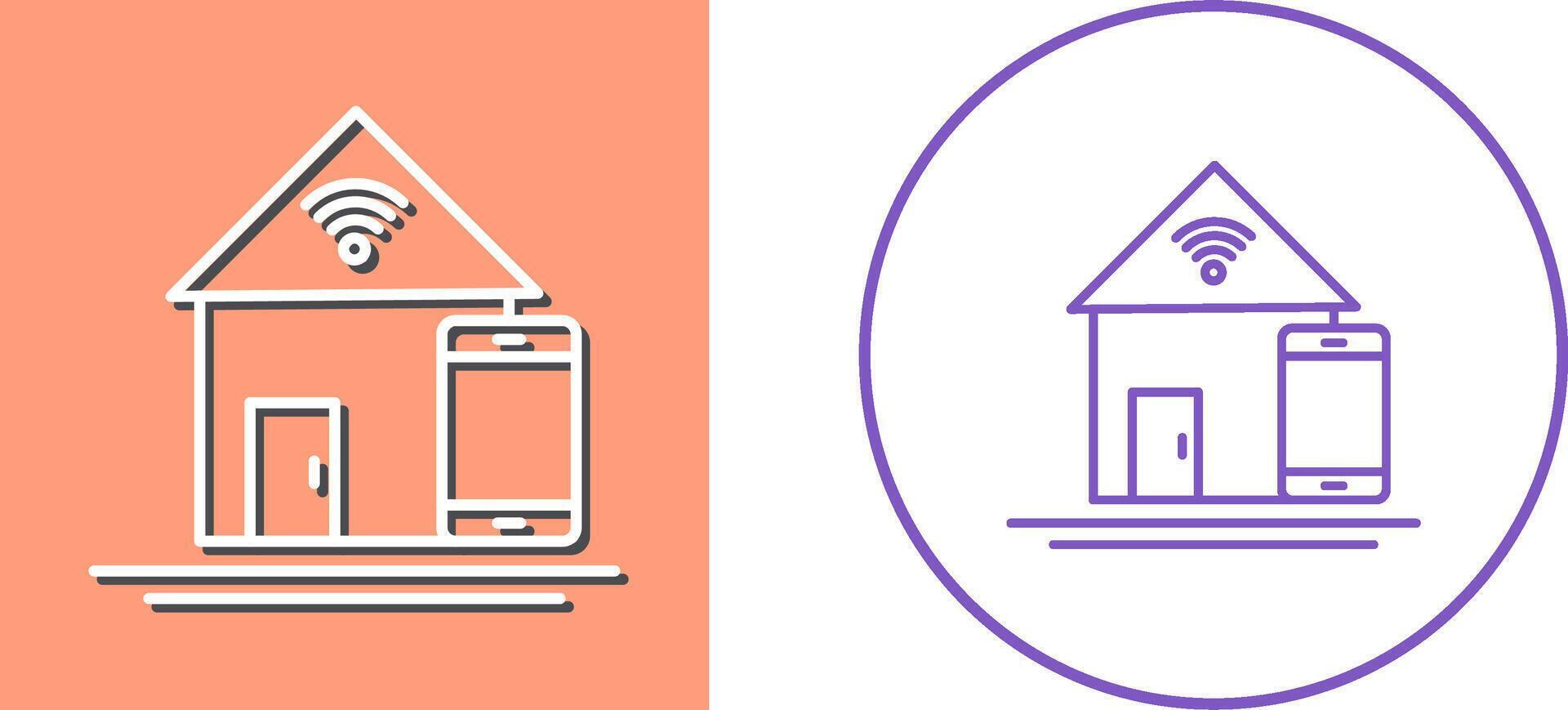 Home Automation Icon Design vector