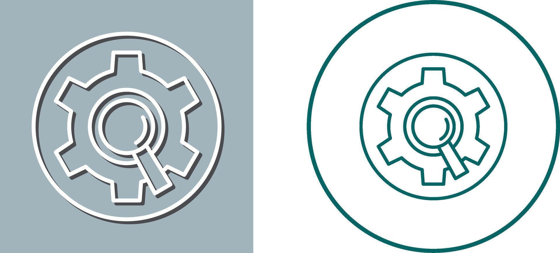 Research Icon Design vector