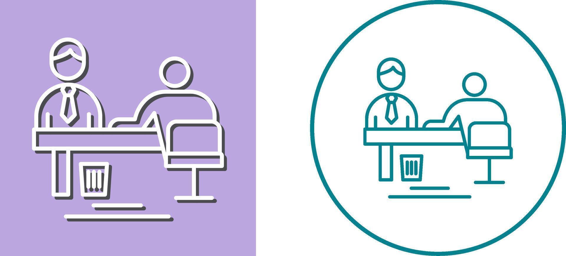 Evaluating work Icon Design vector