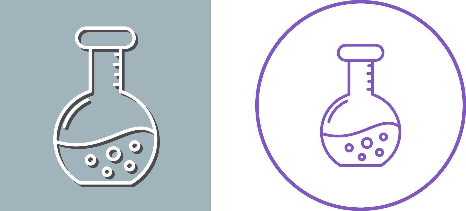 Flask Icon Design vector
