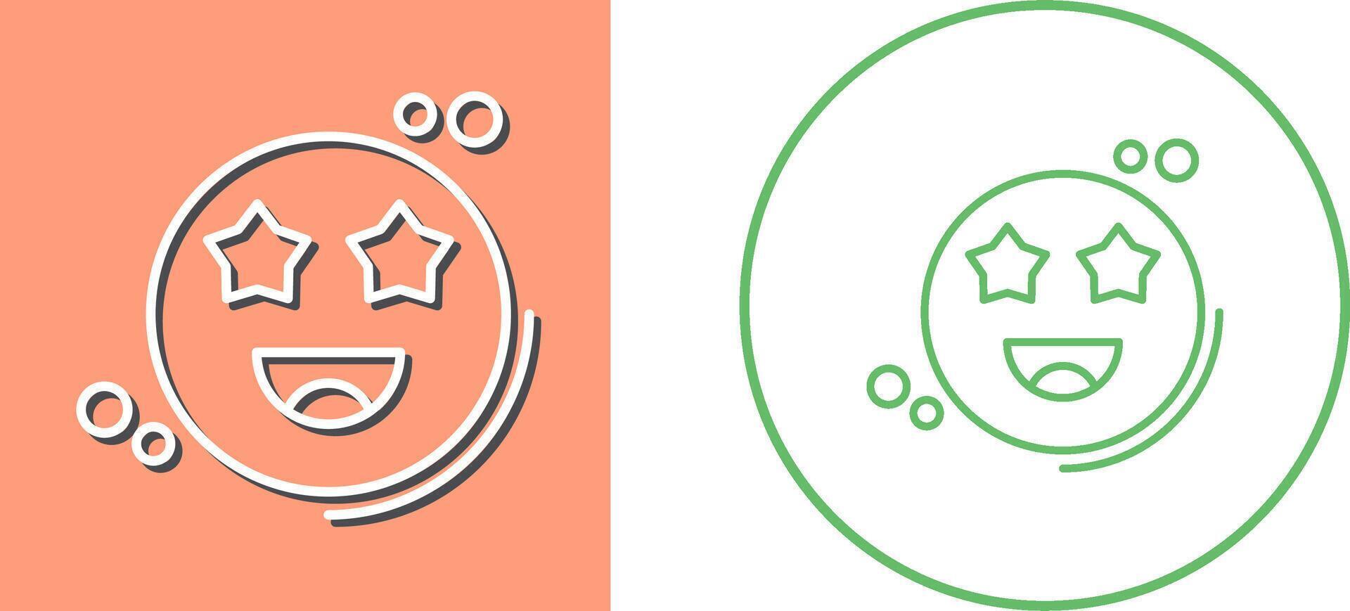 Starstruck Icon Design vector