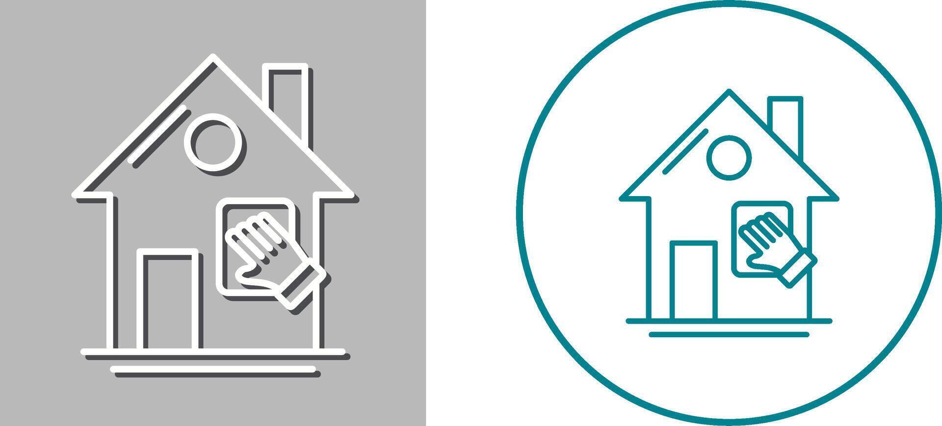 House Cleaning Icon Design vector