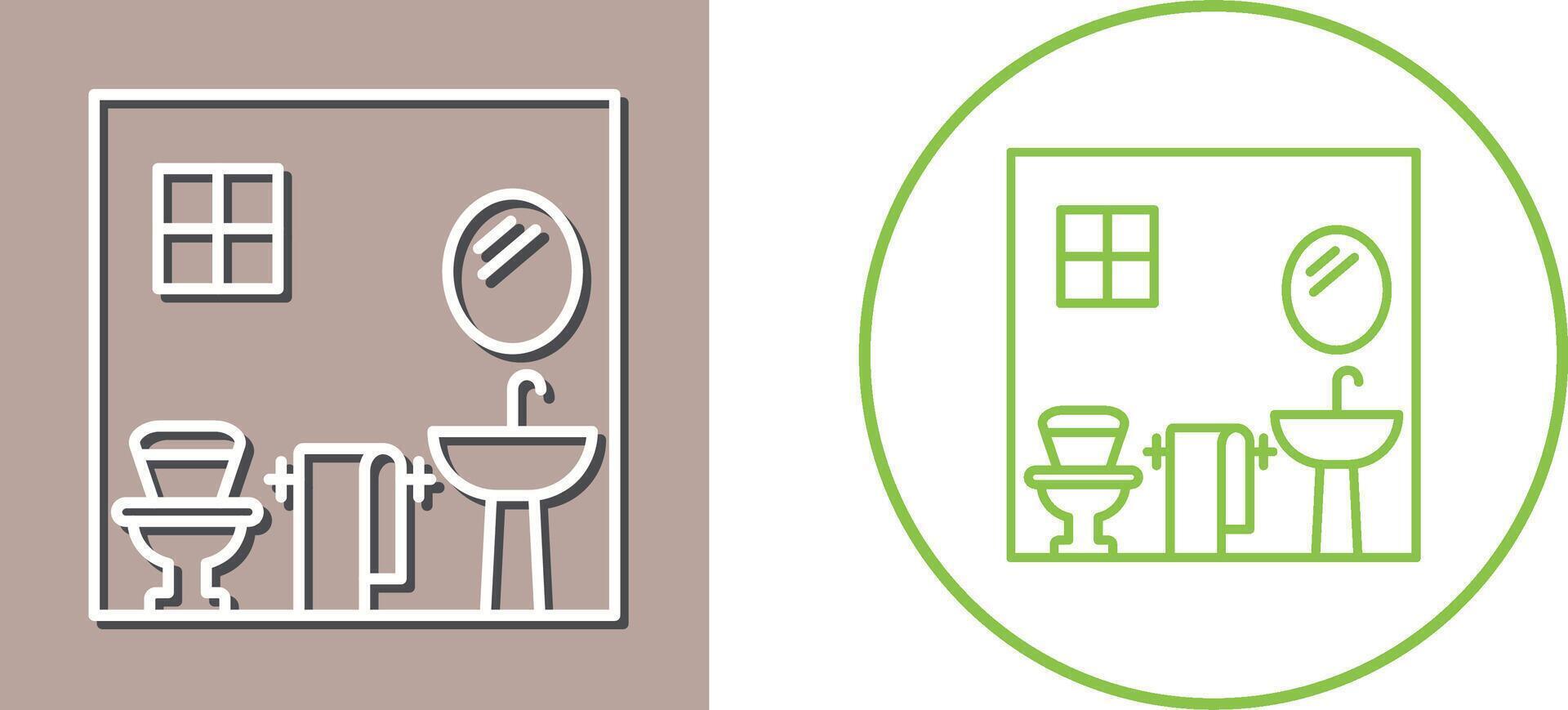 Bathroom Icon Design vector