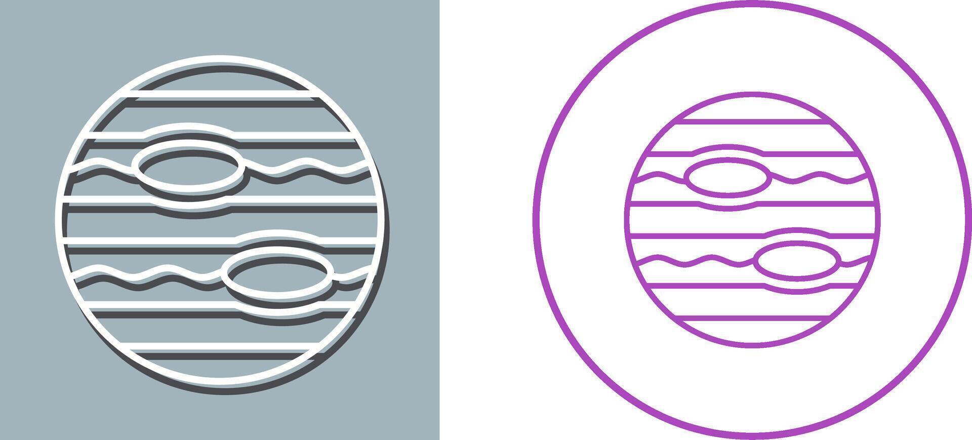 Neptune Icon Design vector