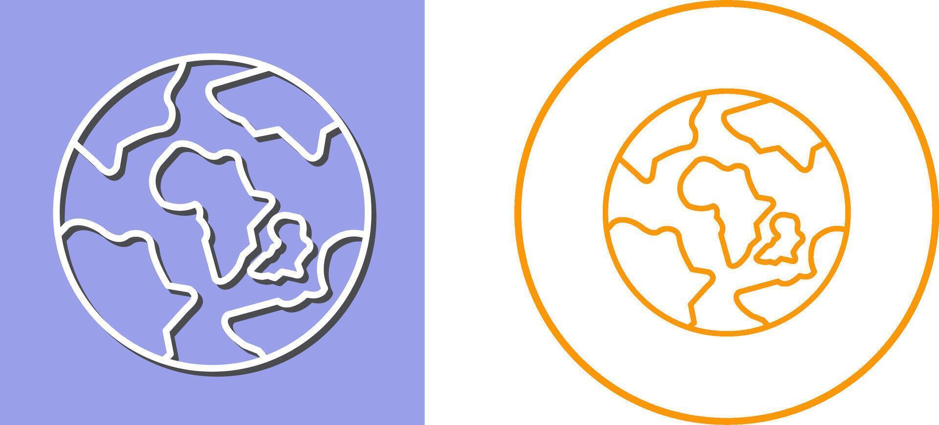 Earth Icon Design vector