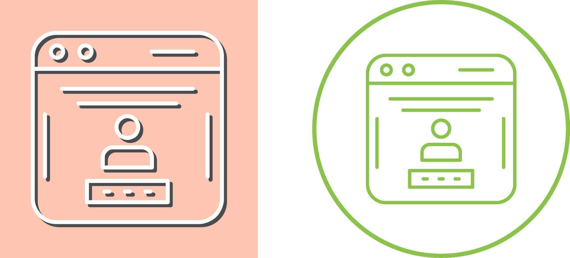 Password Icon Design vector