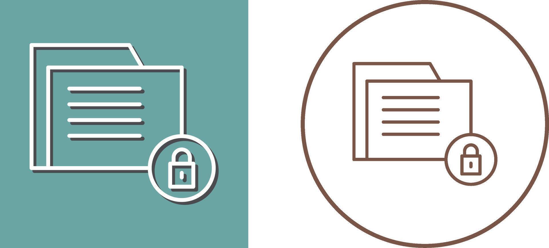 Data Security Icon Design vector