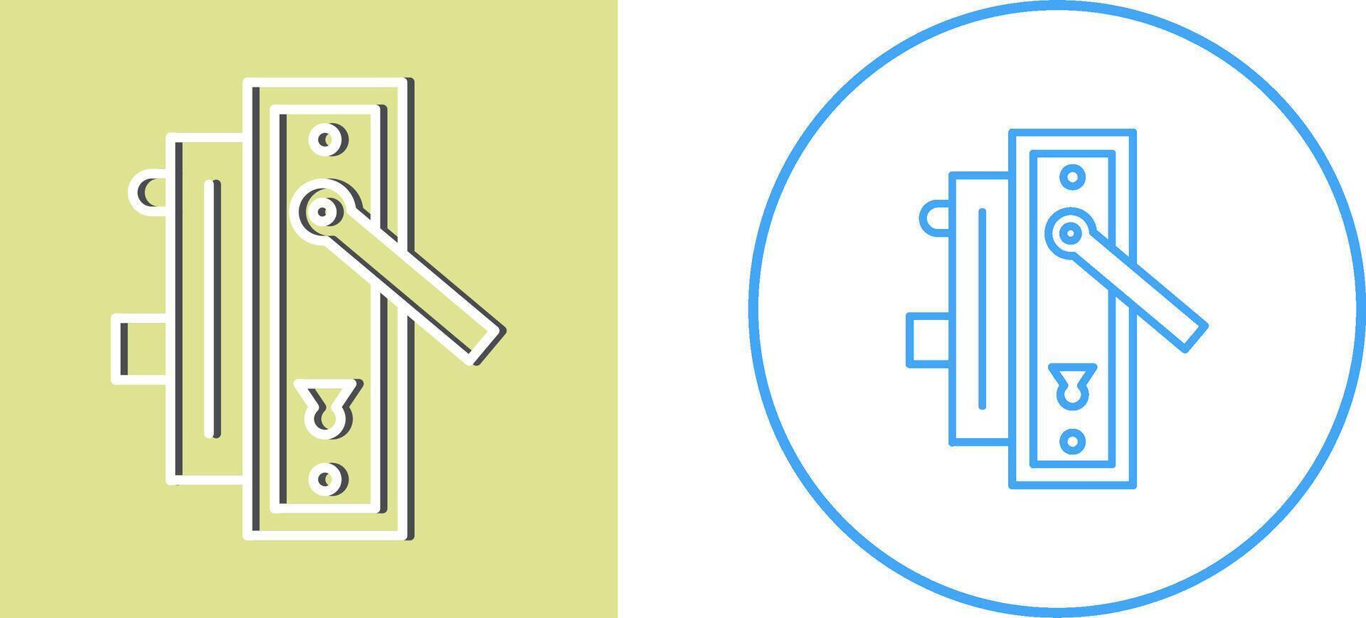 Door Handle Icon Design vector