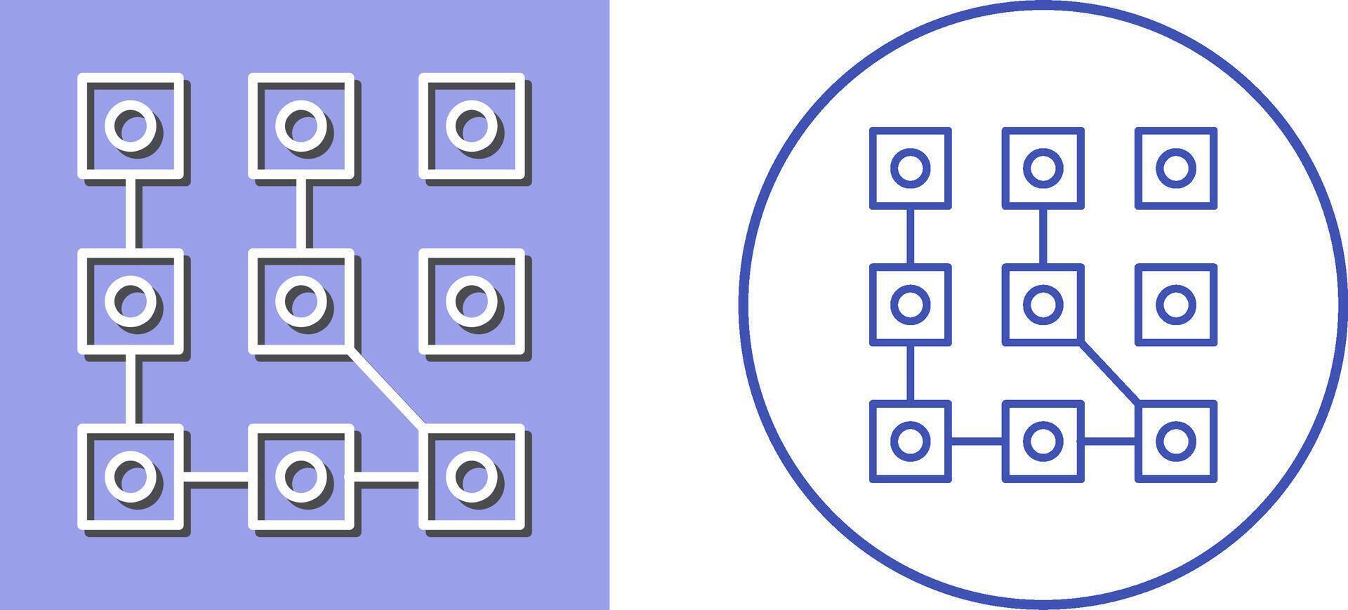Pattern Icon Design vector