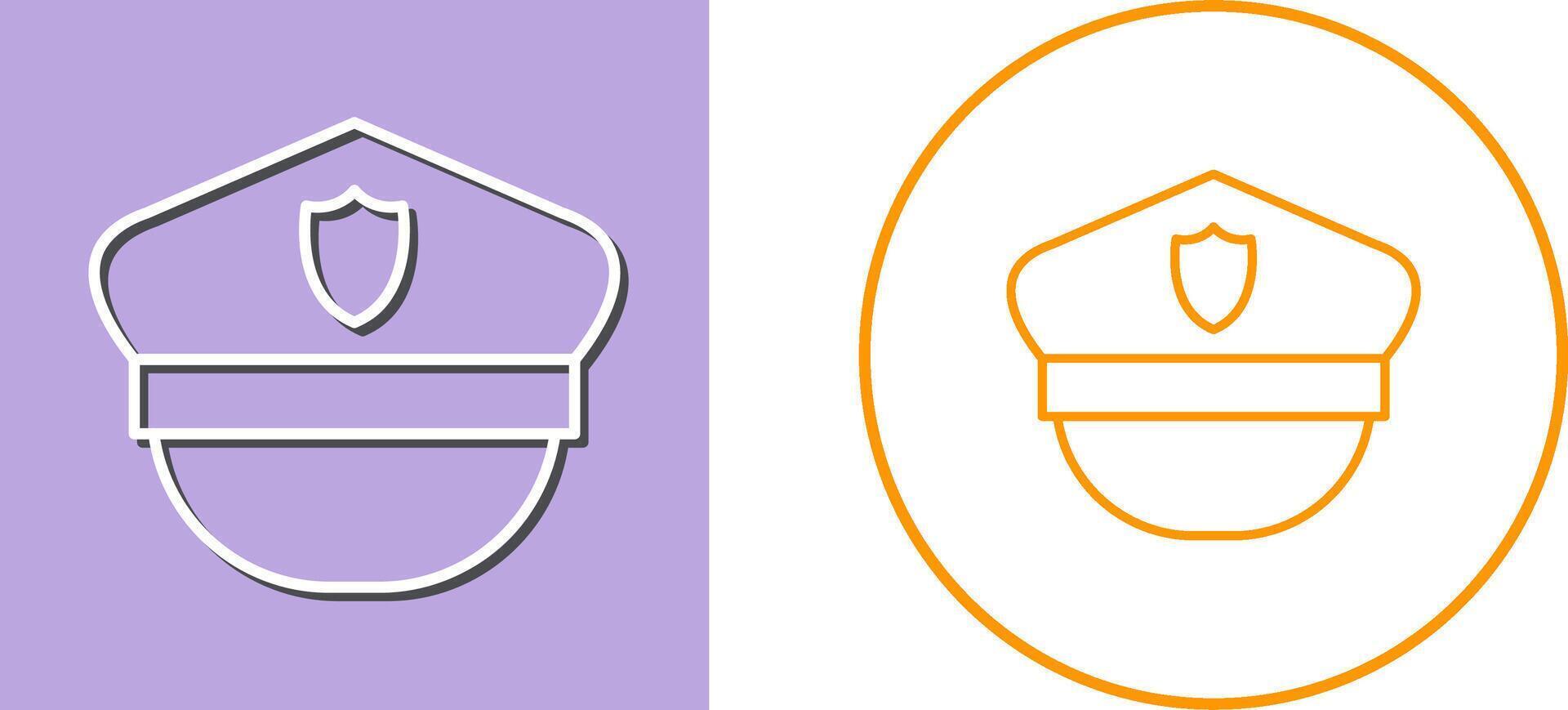 Police Hat Icon Design vector