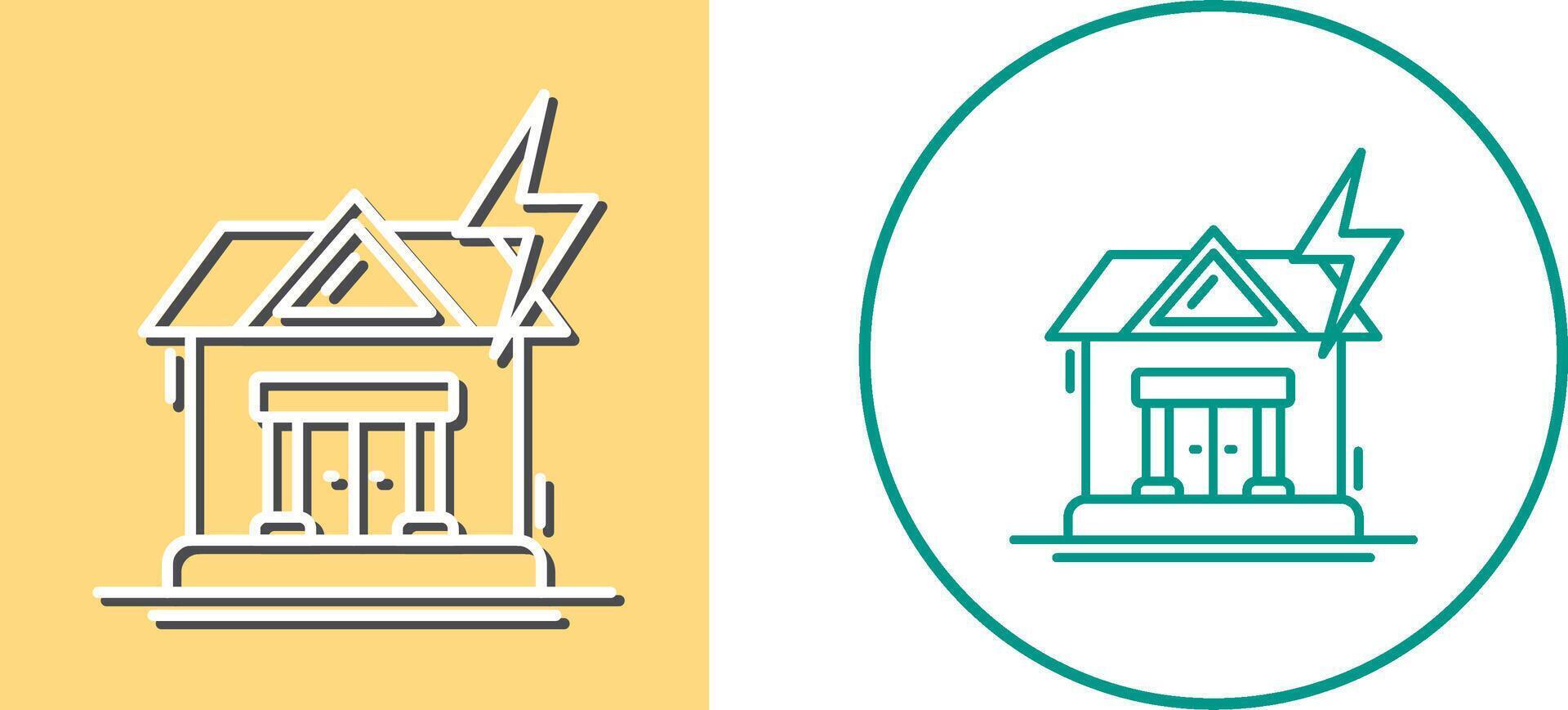 Natural Disaster Icon Design vector
