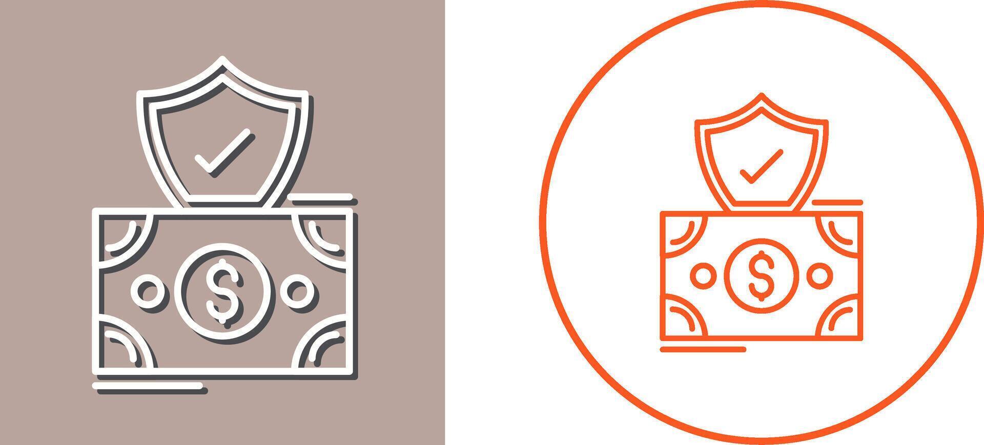 Investment Protection Icon Design vector