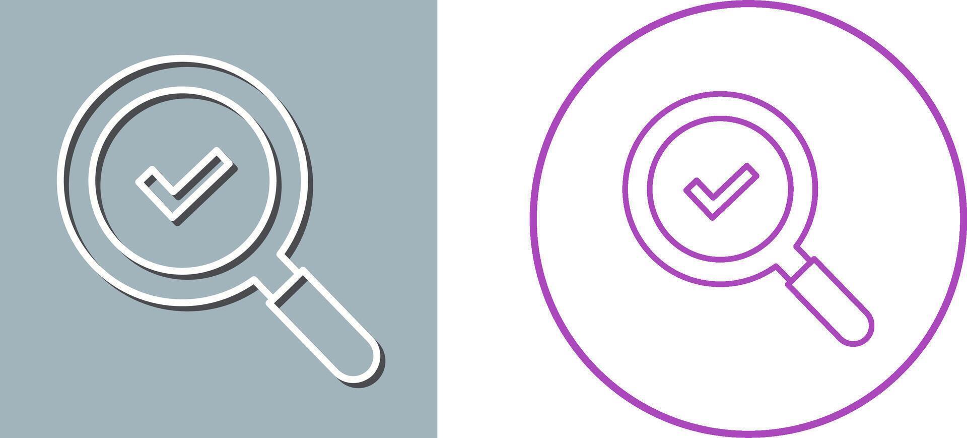 Magnifying Glass Icon Design vector