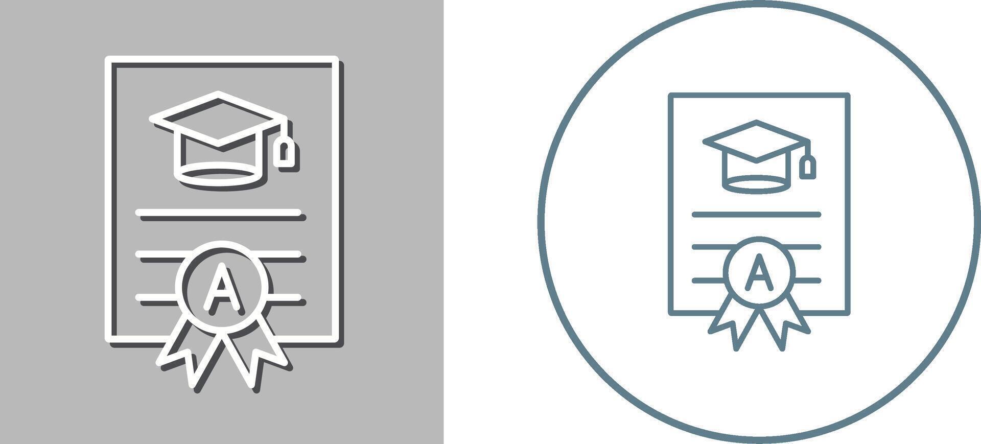 Report Card Icon Design vector