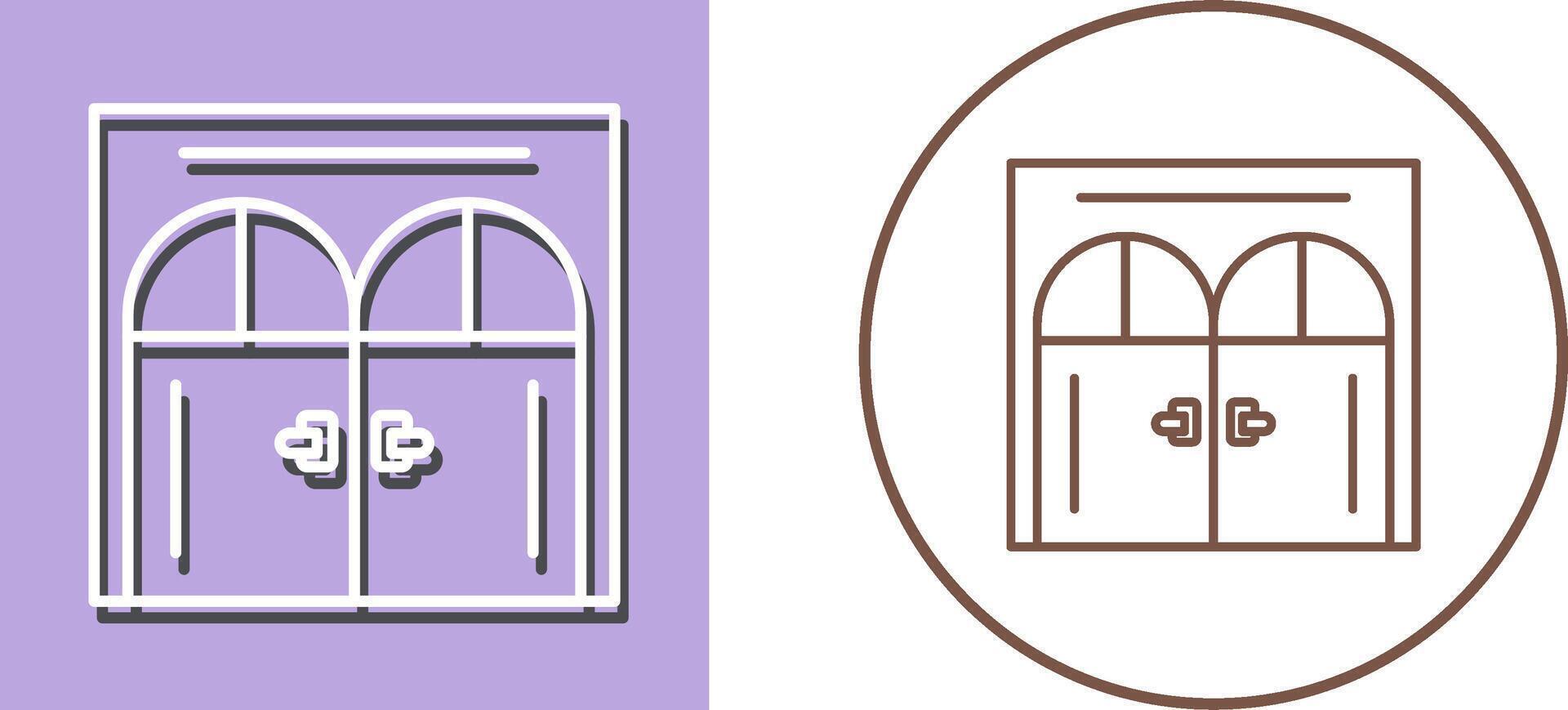 Door Icon Design vector