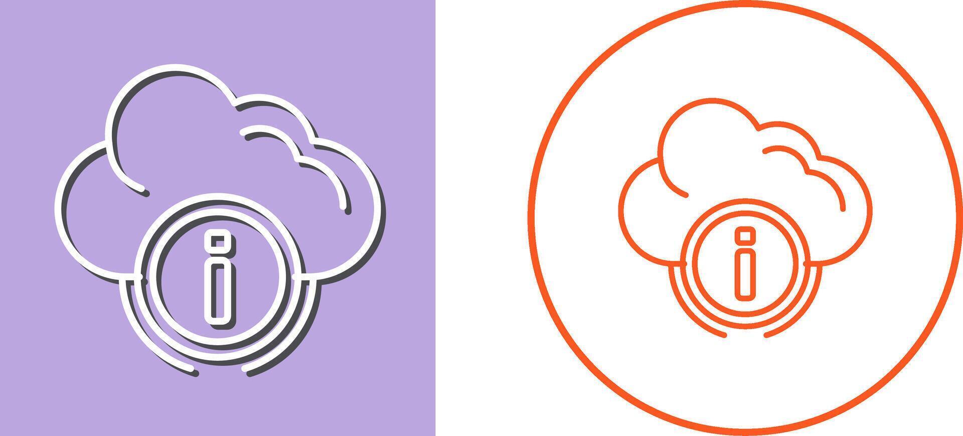 Cloud Computing Icon Design vector