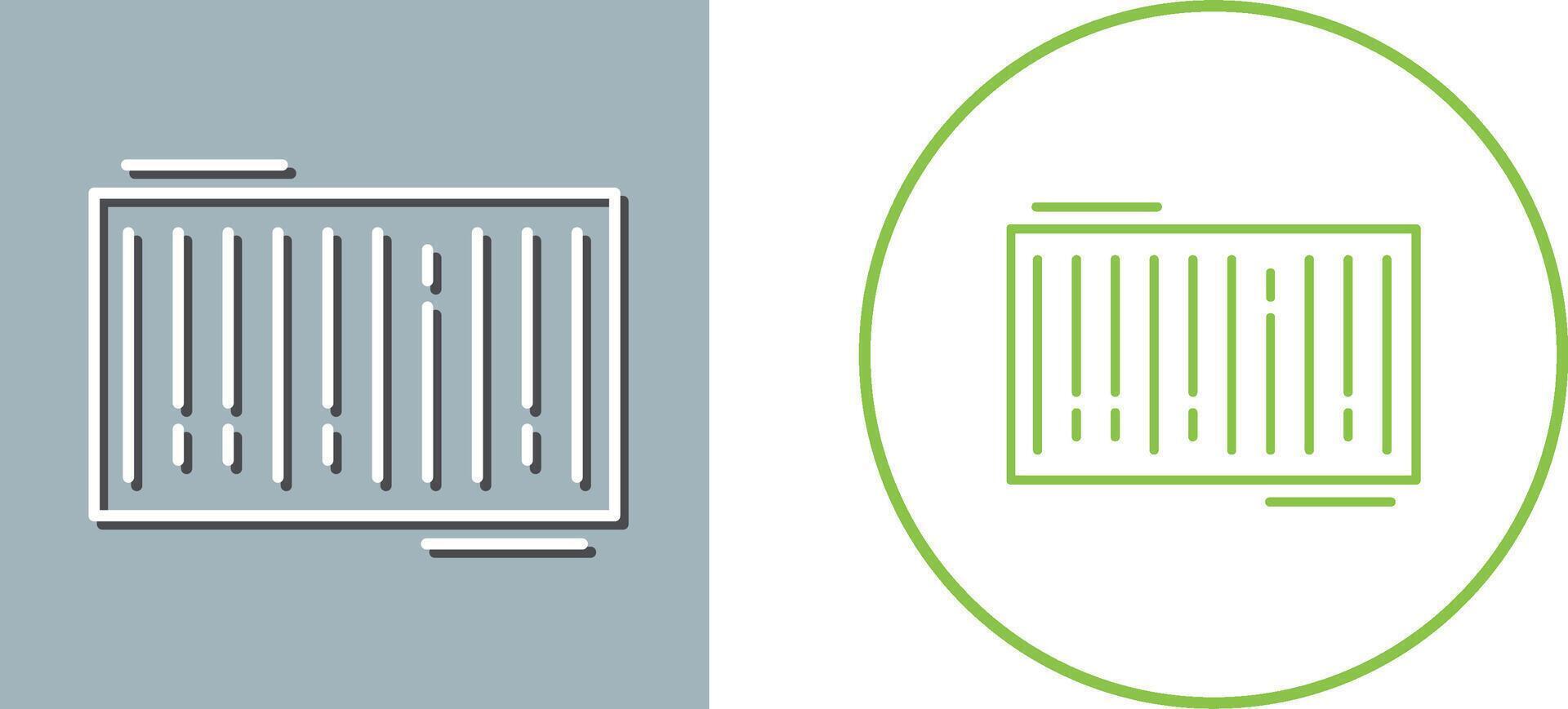 Barcode Icon Design vector