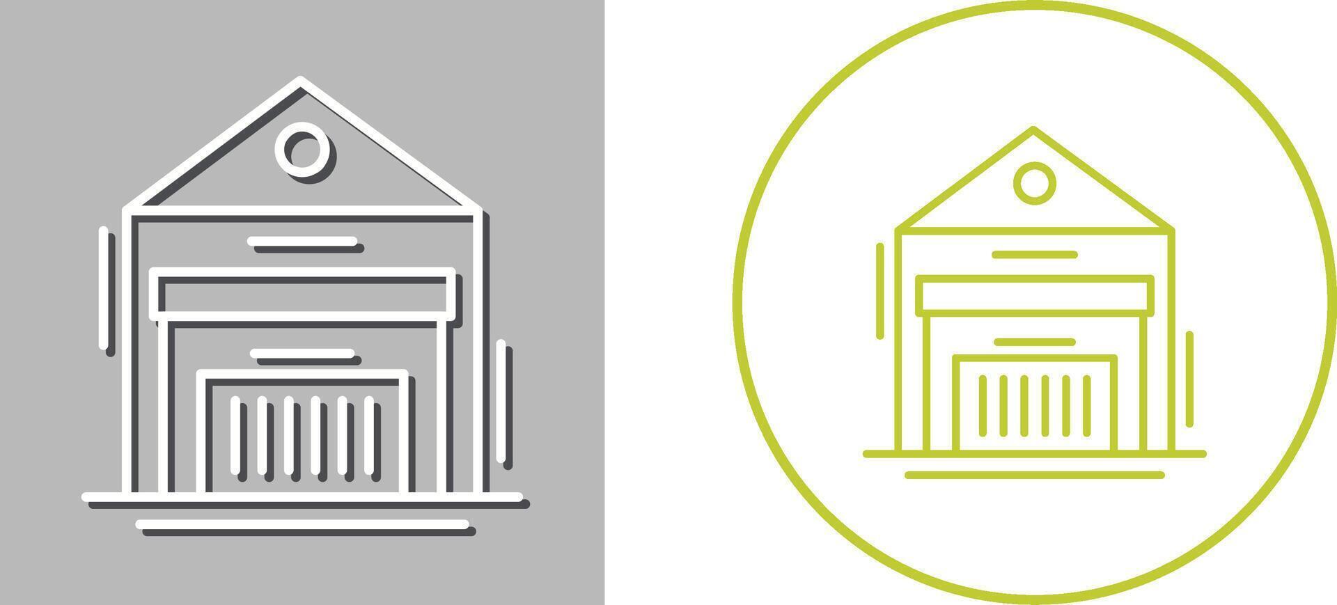 Warehouse Icon Design vector