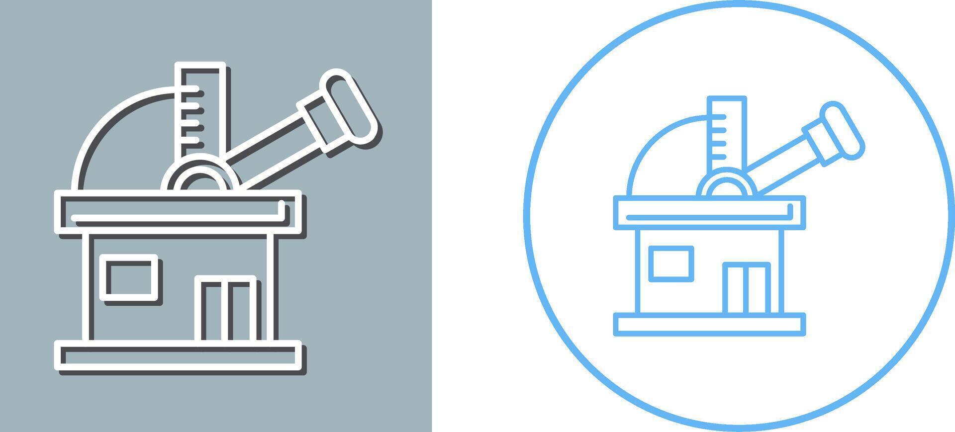 Observatory Icon Design vector