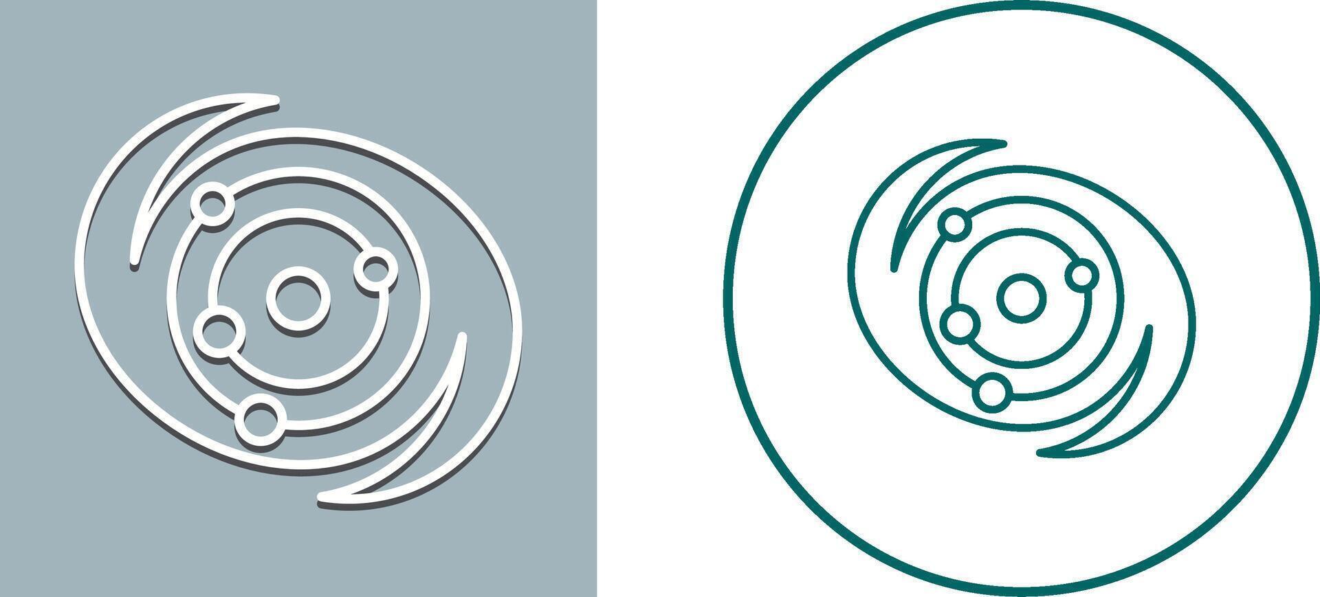 Galaxy Icon Design vector