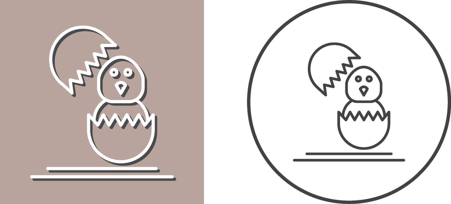 Chick Icon Design vector