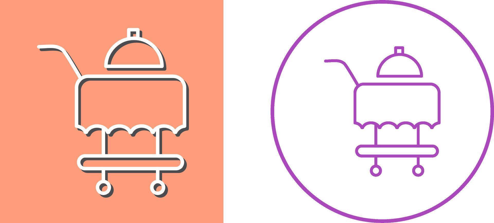 Room Service Icon Design vector