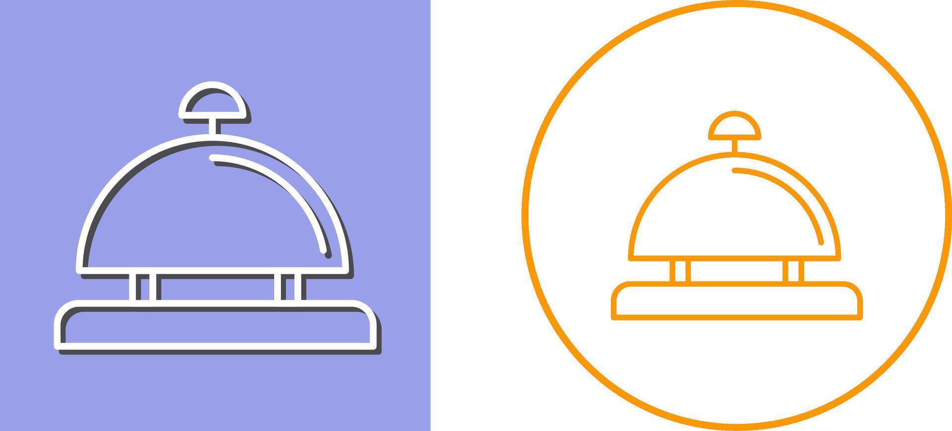 Desk Bell Icon Design vector