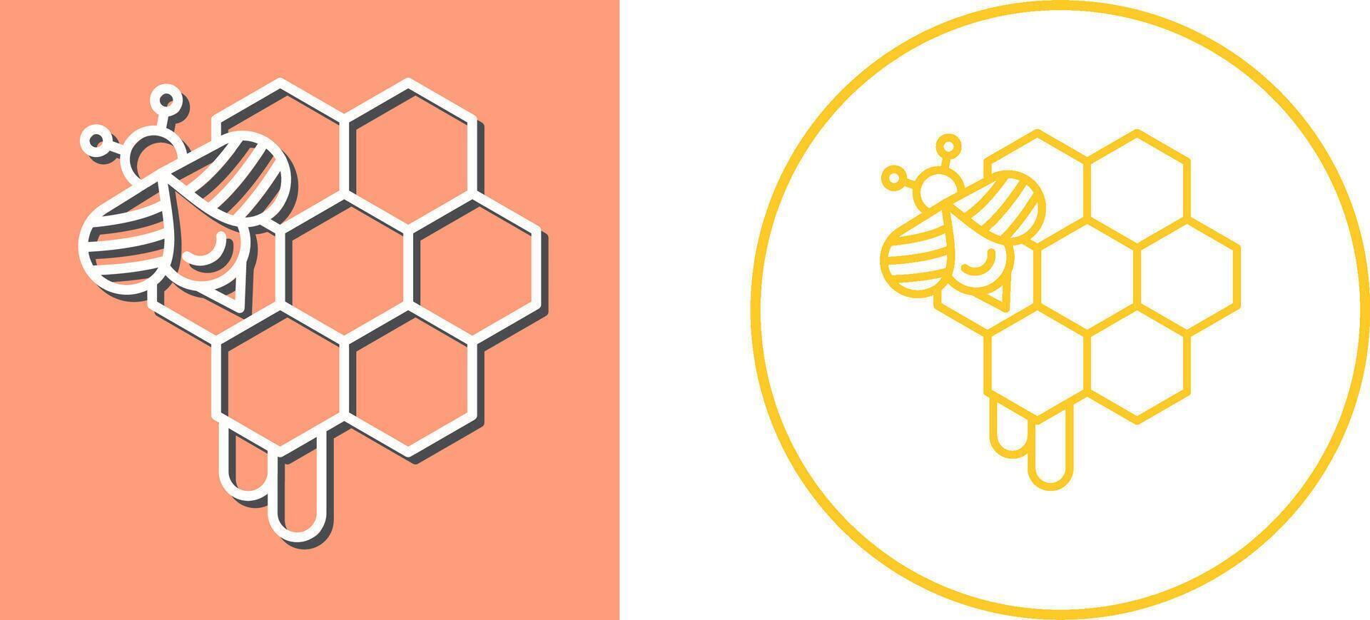 Honeycomb Icon Design vector