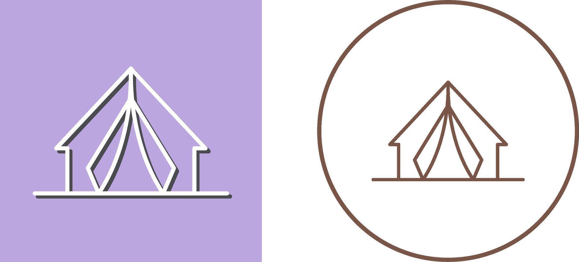 Camp Icon Design vector