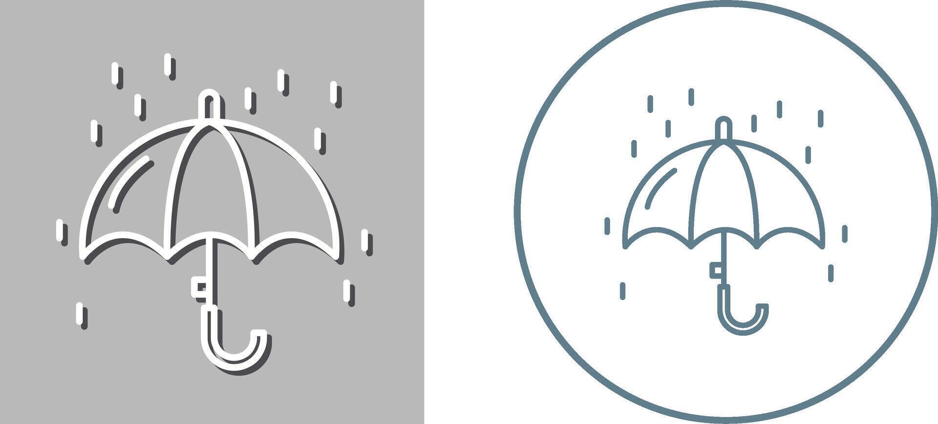 Raining Icon Design vector