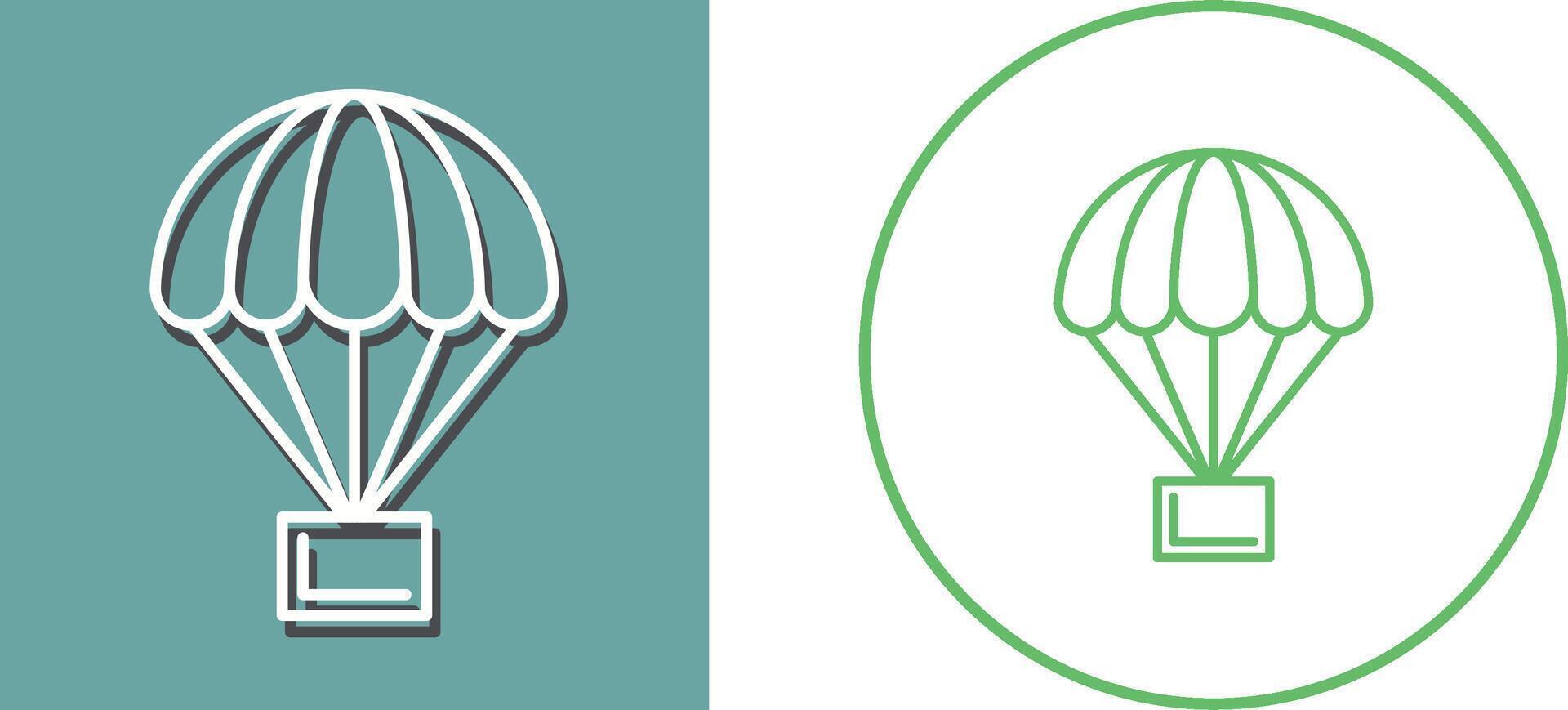 Parachute Icon Design vector