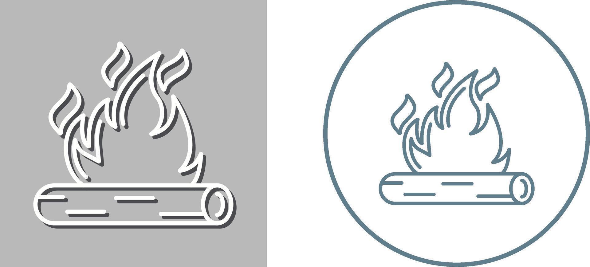 Bonfire Icon Design vector