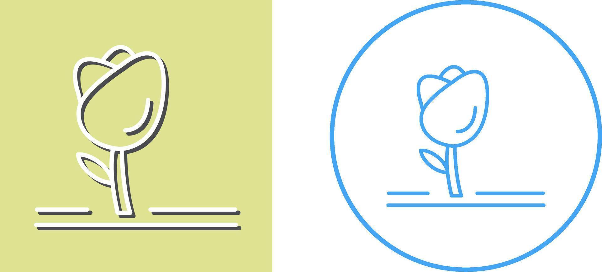 Tulip Icon Design vector