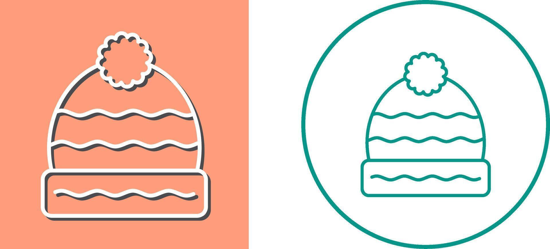 Winter Hat Icon Design vector