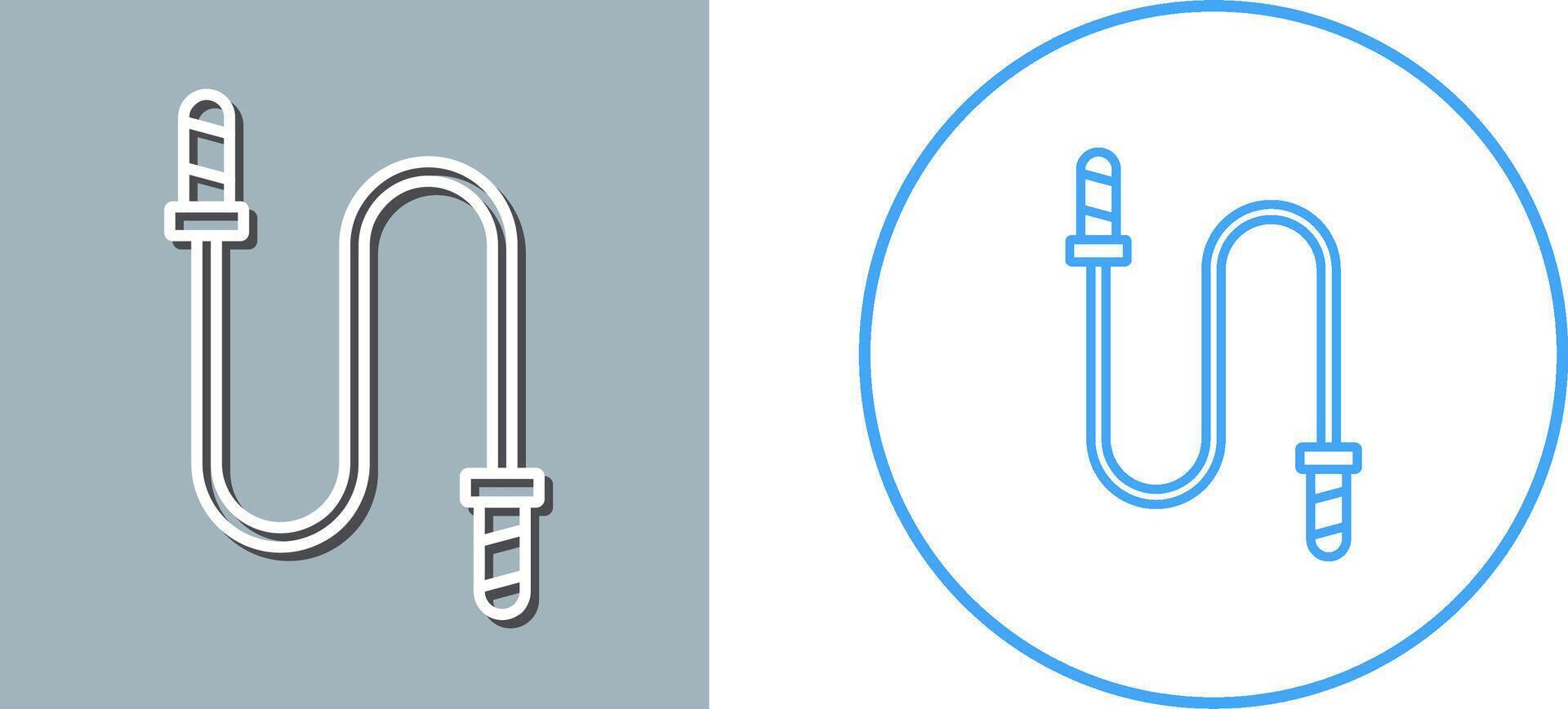 Jumping Rope Icon Design vector