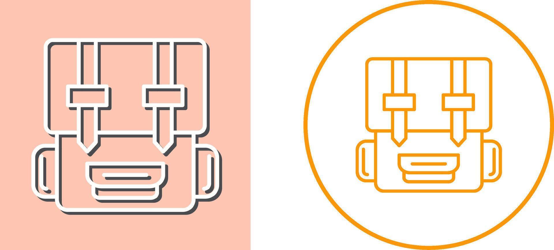 Backpack Icon Design vector