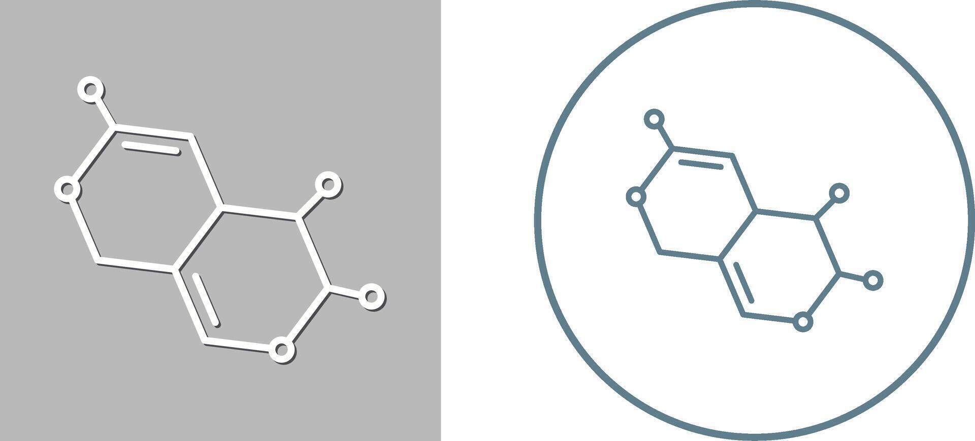 Molecule Icon Design vector