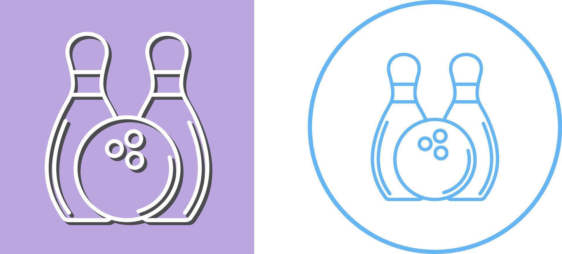 Bowling Icon Design vector